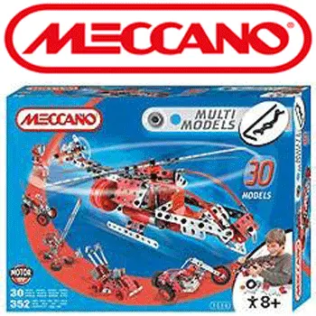 Set Meccano 30 de masinute si elicopter cu motor