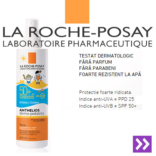 Spray protectie solara copii La Roche Posay Anthelios XL SPF50+ 200ml