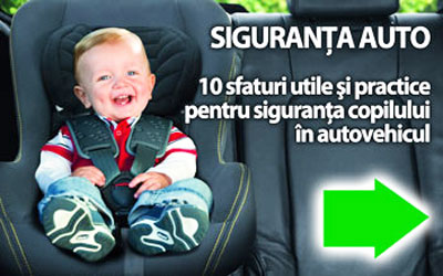 10 sfaturi utile si practice pentru siguranta copilului in scaunul auto