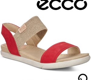 Sandale ECCO casual din piele pentru femei